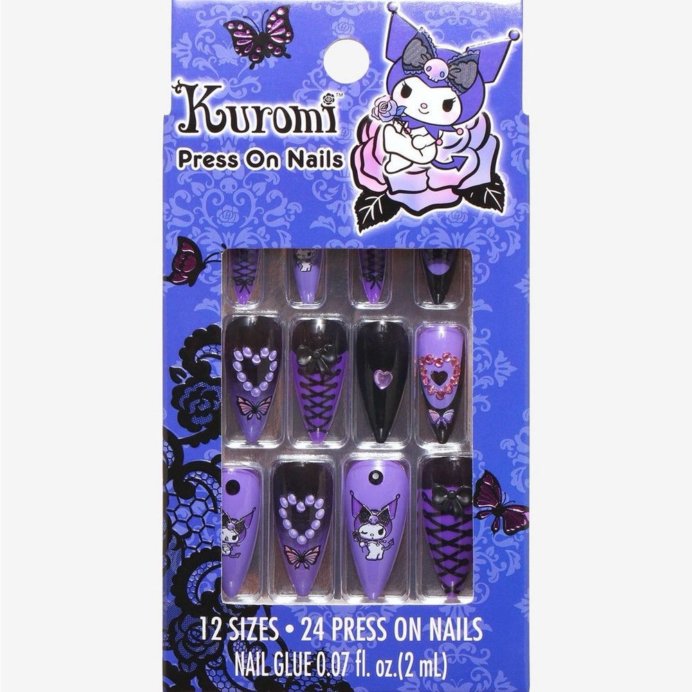 Kuromi Nail Set